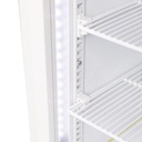 Display Freezer with glass door and illuminated display - black - GCDF72