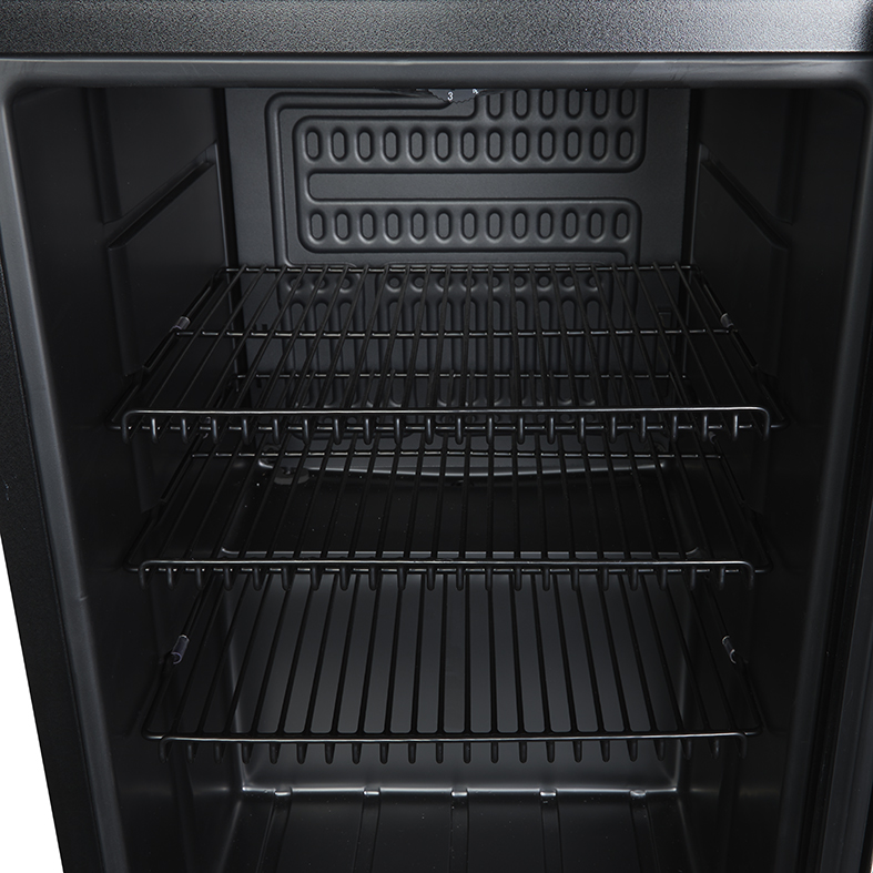 Bottle Cooler with glass door - black - high-performance LED - GCKW65