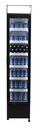 Bottle Cooler - slim - advertising - black/white - LED - GCDC130
