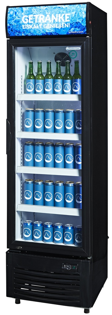 Beverage Cooler with advertising display - DC280
