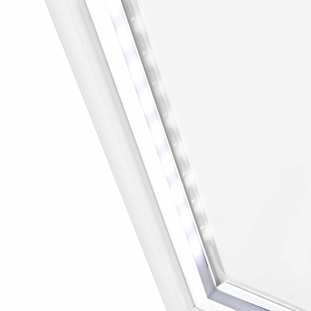 Chest Freezer with glass lid and two flexible wire baskets - white/white - GCFC100