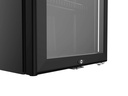 Nevera de botellas con puerta de vidrio - gastronomía - bar - negro - LED - GCKW90