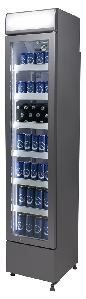 Slimline Beverage Cooler - base - Slim Cooler - silver - GCDC130