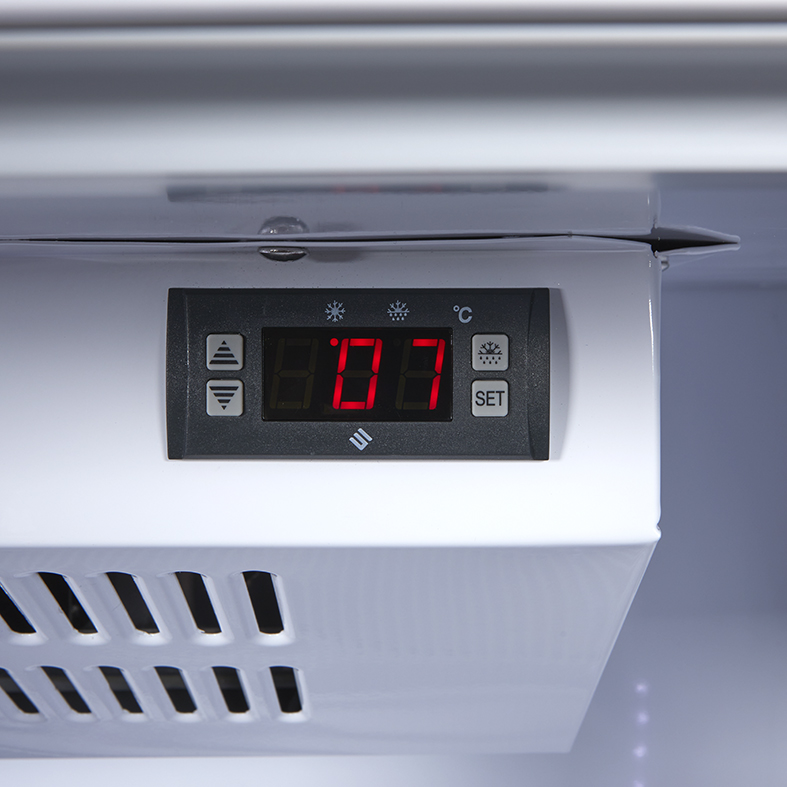 Gastro-Cool - kiosk cooler - two glass doors - LED - GCDC1050