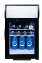 Small Black Display Refrigerator with Illuminated Display - GCDC25