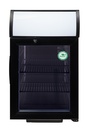 Small Black Display Refrigerator with Illuminated Display - GCDC25