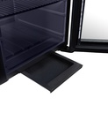 Small Black Display Refrigerator with Illuminated Display - GCDC25