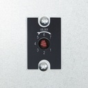 Display Freezer with glass door and illuminated display - black - GCDF72