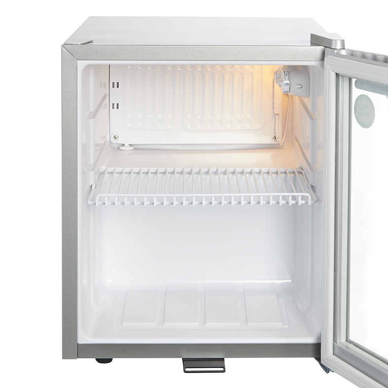 Glass Door Cooler - mini - silver - GCKW50