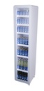 Bottle Cooler - slim - round shape - white - LED - GCGD175