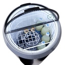  Can Cooler round - frame silver - LED interior lighting - GCPT75