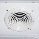 Nevera con puerta de vidrio y display publicitario - blanco - GCDC400