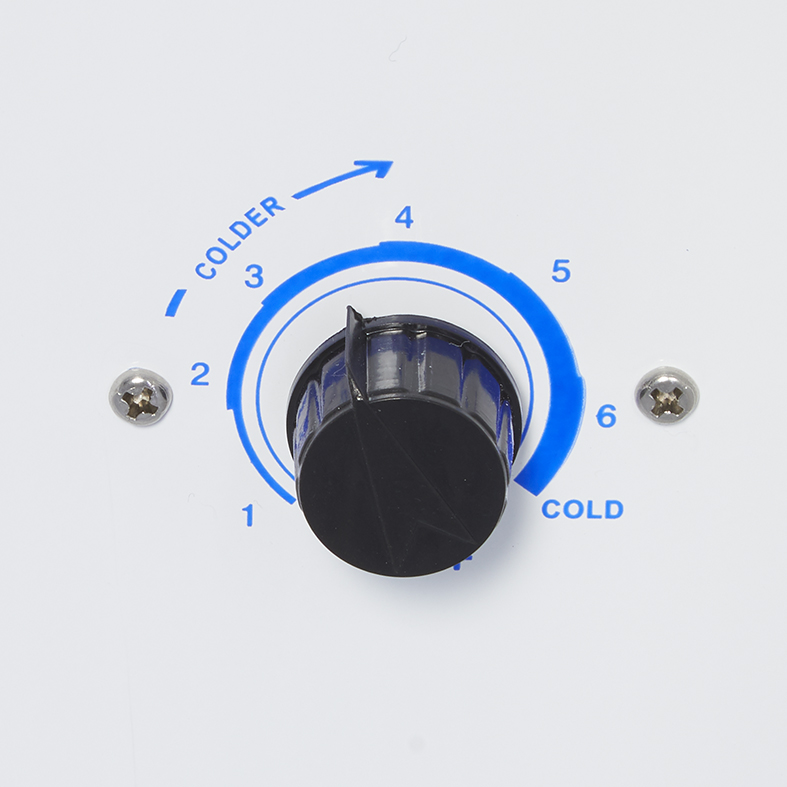 Nevera con puerta de vidrio y display publicitario - blanco - GCDC400