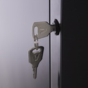 Retro Glass Door Cooler - elegant - black - GCGD135