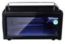 Glass Door Cooler - small and flat - counter - bar - space-saving - black - GCGD15