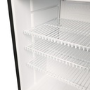 Freezer small with glass door - POS - for ice cream - black - GCGW50