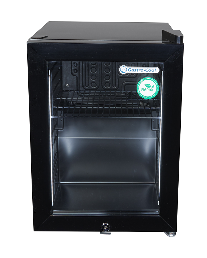 Gastro-Cool - Back Bar Cooler - small - black - super LED - GCKW25
