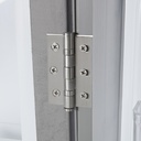 Vintage Industries - Retro-Kühlschrank - Stahlgrau RC330