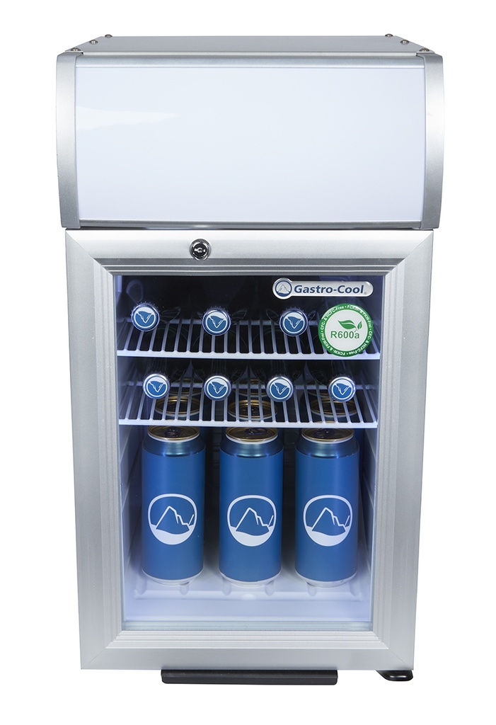 Display Cooler - small - silver/white - power LED - GCDC25