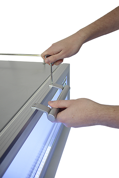 Cooler - impulse purchases- extra flat - silver - GCGD15