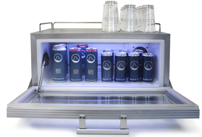 Cooler - impulse purchases- extra flat - silver - GCGD15