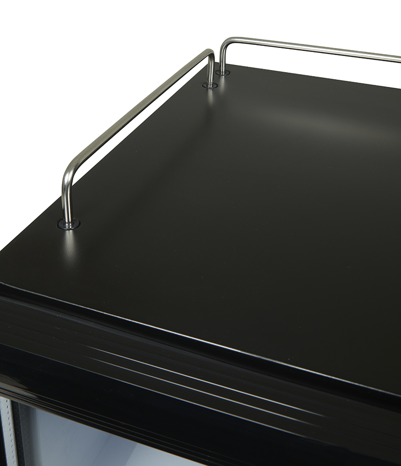 Beverage Cooler - flat - 30 cm - for impulse purchases - black - GCGD15