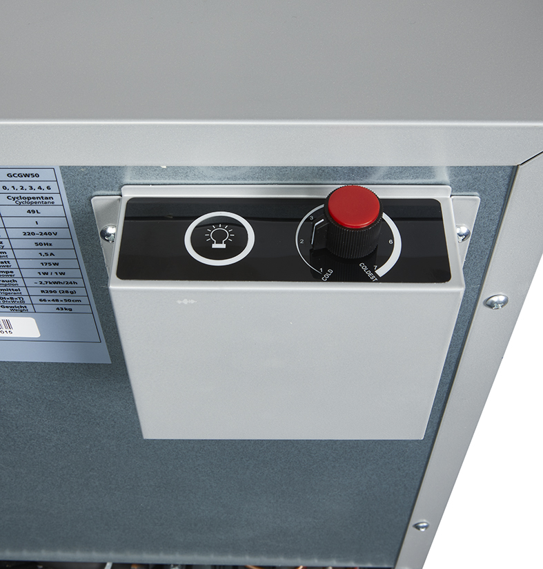 Cube Freezer - freezer - small - cold - silver - GCGW50