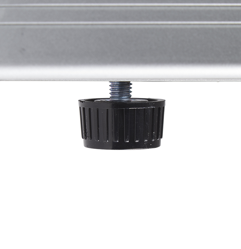 Stainless steel mini fridge with glass door - LED interior lighting - GCKW65