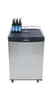 Beer Cooler - beer fridge - stainless steel front - GCBK160