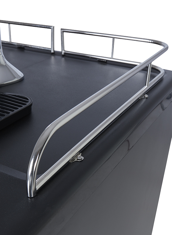 Beer Cooler - beer fridge - stainless steel front - GCBK160