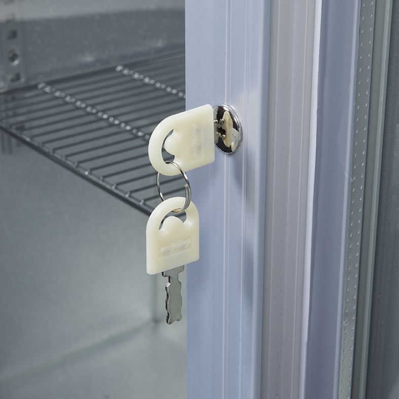 Gastro-Cool - Back Bar Cooler - hinged door - silver - GCUC200