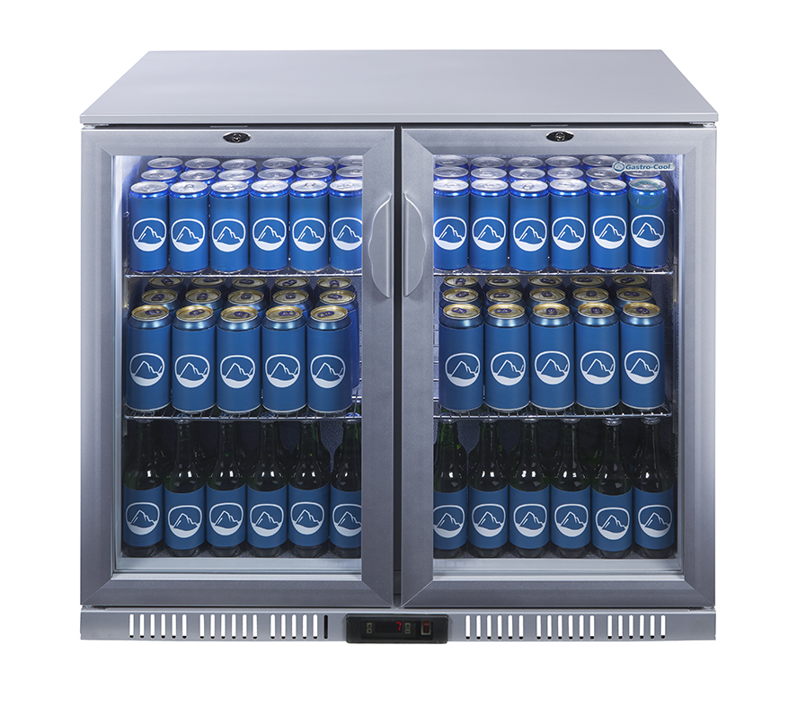 Gastro-Cool - Back Bar Cooler - hinged door - silver - GCUC200