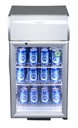 Cooler with display - silver - LED - GCDC50