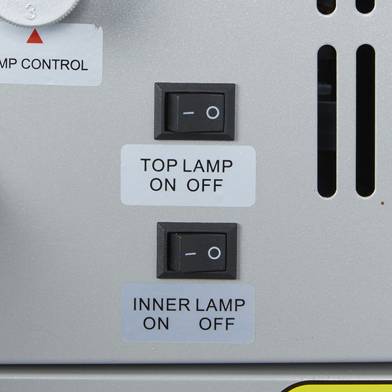 Cooler with display - silver - LED - GCDC50