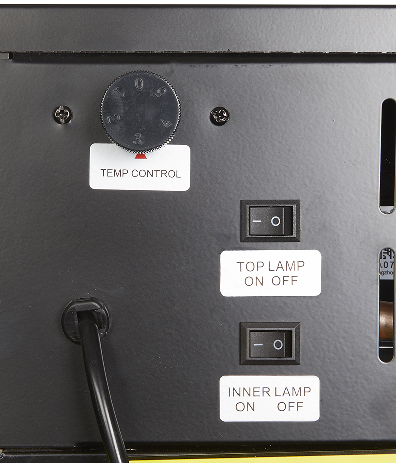 Display Cooler - counter - black - LED - GCDC50