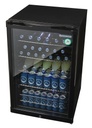 Glass Door Cooler for bottles - black - GCGD155