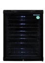 Glass Door Cooler for bottles - black - GCGD155