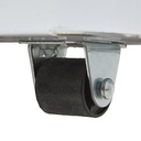 Chest Freezer with glass lid and two flexible wire baskets - white/white - GCFC100