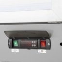 Large Beverage Refrigerator - Kiosk Cooler - Supermarket - LED - silver - GD1050
