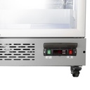 Large Beverage Refrigerator - Kiosk Cooler - Supermarket - LED - silver - GD1050