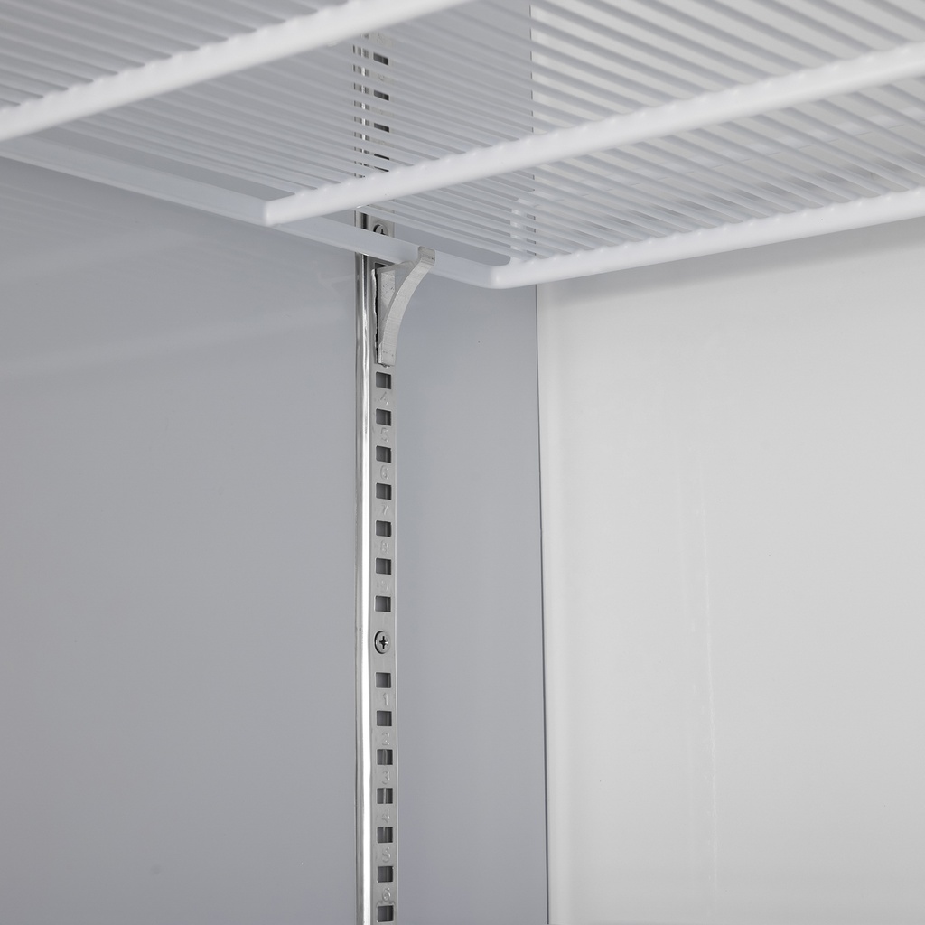 Large Beverage Refrigerator - Kiosk Cooler - Supermarket - LED - silver - GD1050