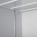 Large Beverage Refrigerator - Kiosk Cooler - Supermarket - LED - silver - GD1050