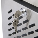 Gastro-Cool - stainless steel cooler with glass door - fan-assisted - large - GCGD300