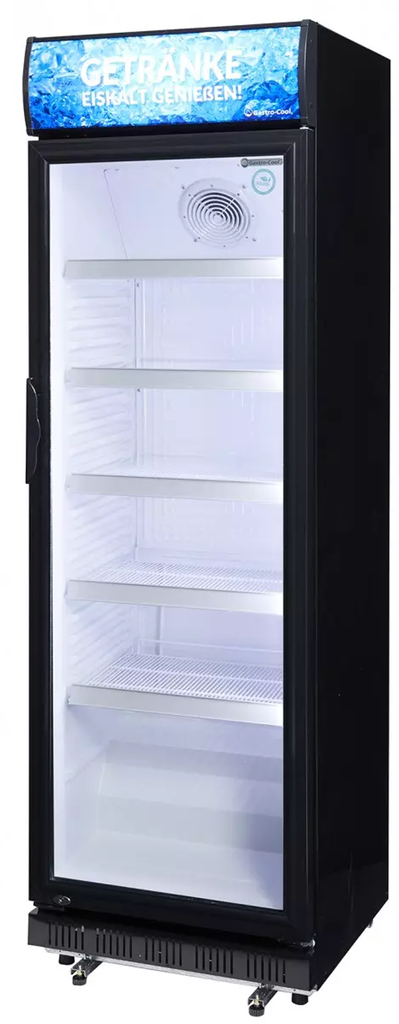 Werbekühlschrank mit Display - schwarz/weiß - GCDC400