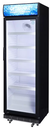 Refrigerador expositor - grande - negro - GCDC400