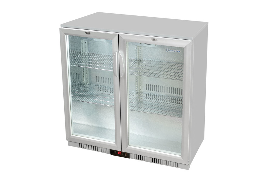 [216403] Gastro-Cool - Kühltheke - Flügeltür - Silber - GCUC200