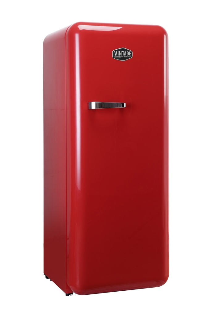 [424001] Retro Kühlschrank Havanna Rot - Vintage Design - VIRC330