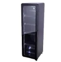 Nevera Expositora Negra - Puerta Cristal - GCGD135 + Doble Condensador + Argon