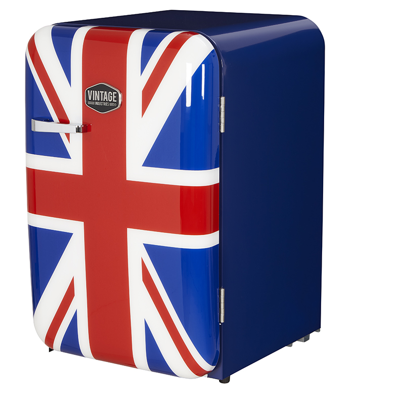Frigorífico Retro Kingston Union Jack - Bandera Británica - VIRC160