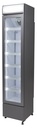 Nevera Expositora Estrecha Slim 150L, Plata - GCDC130